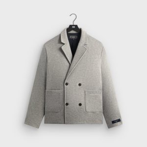 Kith Brushed Jersey Raya Blazer - Medium Heather Grey
