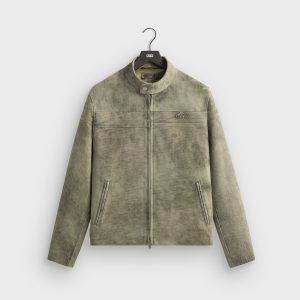 Kith Washed Suede Rossi Moto Jacket - Flagstaff