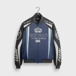 Kith Roy Racing Nylon Bomber Jacket - Nocturnal
