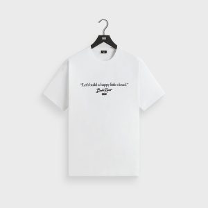 Kith for Bob Ross Happy Clouds Quote Tee - White