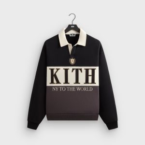Kith Nelson Rugby Pullover - Black