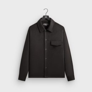 Kith Montague Microsuede Shirt - Black