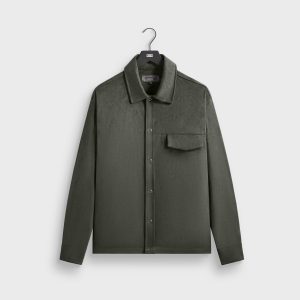 Kith Montague Microsuede Shirt - Cypress