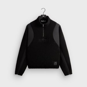 Kith for the New York Knicks New York Vintage Nelson Quarter Zip - Black