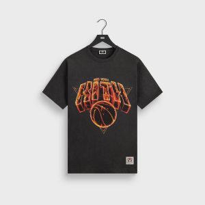 Kith for the New York Knicks Fire Vintage Jones Tee - Black