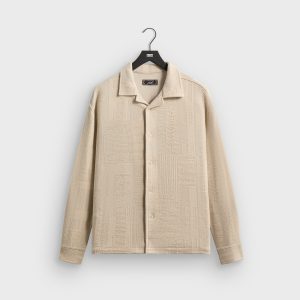 Kith Geometric Knit Cohen Shirt - Hallow