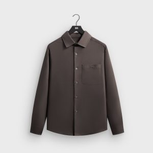 Kith Flannel Tomas Buttondown Shirt - Mineral