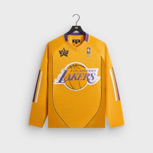 Kith for NBA All-Star Los Angeles Lakers Samuel Shirt - Marigold
