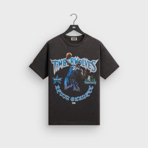 Kith for NBA All-Star Minnesota Timberwolves Kevin Garnett Vintage Tee - Black
