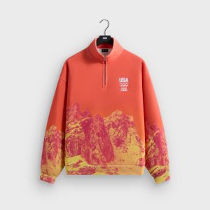 Kith for Team USA Winter Mountain Quarter Zip - Citrine