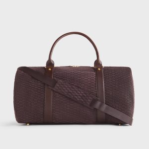 Kith Monogram Suede Traveler K55 Bag - Incognito