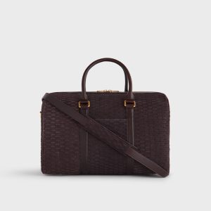 Kith Monogram Suede Traveler K40 Bag - Incognito