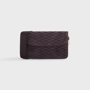 Kith Monogram Suede Envelope K20 Bag - Incognito