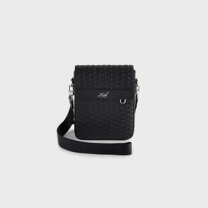 Kith Monogram Leather Explorer Pack - Black