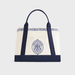 Kith Embroidered Canvas Tote Bag - Sandrift