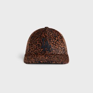 Kith & '47 for the Los Angeles Dodgers Pony Hair Cheetah Franchise LS Cap - Sanctuary
