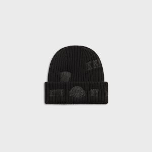Kith & New Era for the New York Knicks All Over Patches Knit Beanie - Black