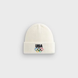 Kith & New Era for Team USA Knit Mia Beanie - Sandrift