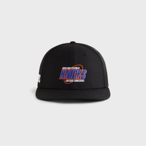 Kith & New Era for the New York Knicks Playoffs Premium Wool 59Fifty Low Profile Cap - Black