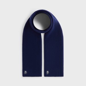 Kith Ribbed Knit Scarf - Nocturnal