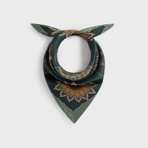 Kith Floral Printed Palm Silk Scarf - Stadium