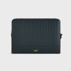 Kith Monogram Leather 11 Tech Case - Stadium