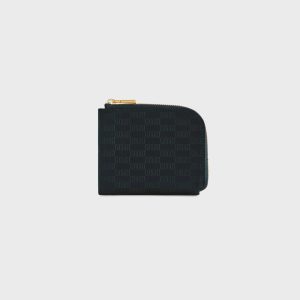 Kith Monogram Vachetta Zip Wallet - Equestrian