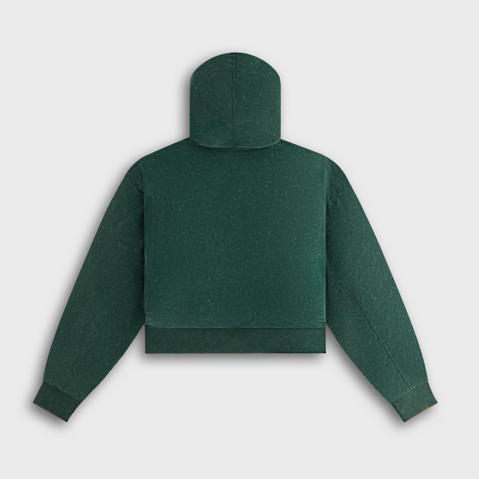 Kith Women Bex Cropped Sueded Jersey Puffer - Montane - Image 3