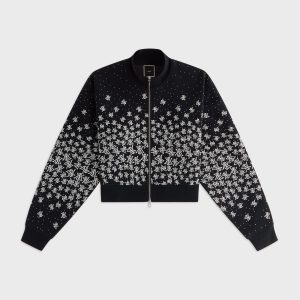 Kith Women Cropped Wyler Falling Crest Jacket - Black