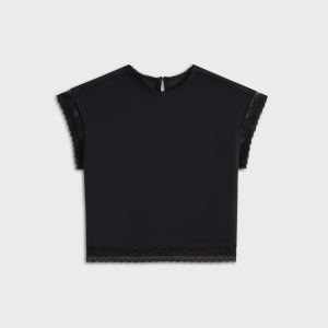Lisa for Kith Women Cara Cropped Tee - Black