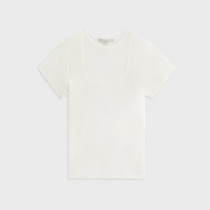 Lisa for Kith Women Pallis Warm Up Baby Tee - White