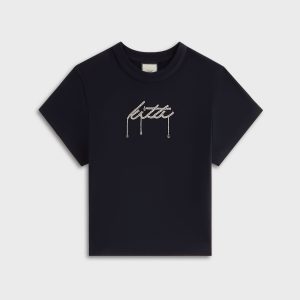 Lisa for Kith Women Mulberry Vintage Teardrop Tee - Black
