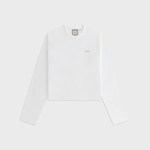Kith Women Shrunken Jay Long Sleeve - White