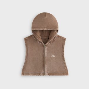 Kith Women Tanner Washed Hooded Dickey - Timber