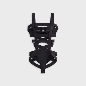Lisa for Kith Women Stevie Strapped Bodysuit - Black