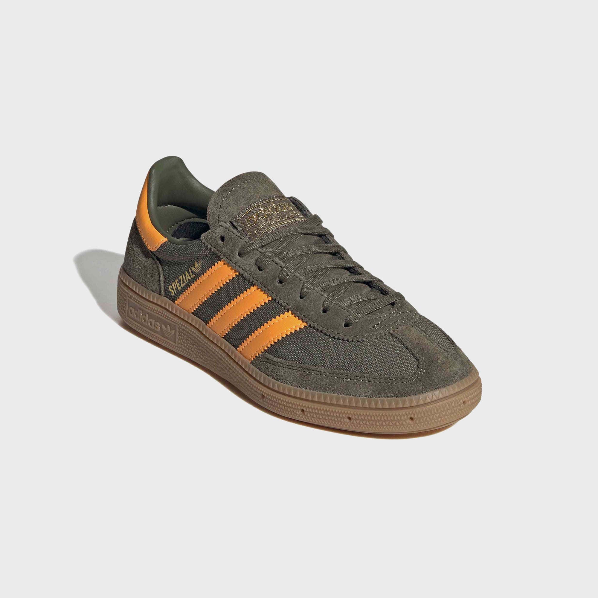 adidas GS Handball Spezial - Olive Strata / Pure Tangerine / Gum4 - Image 2