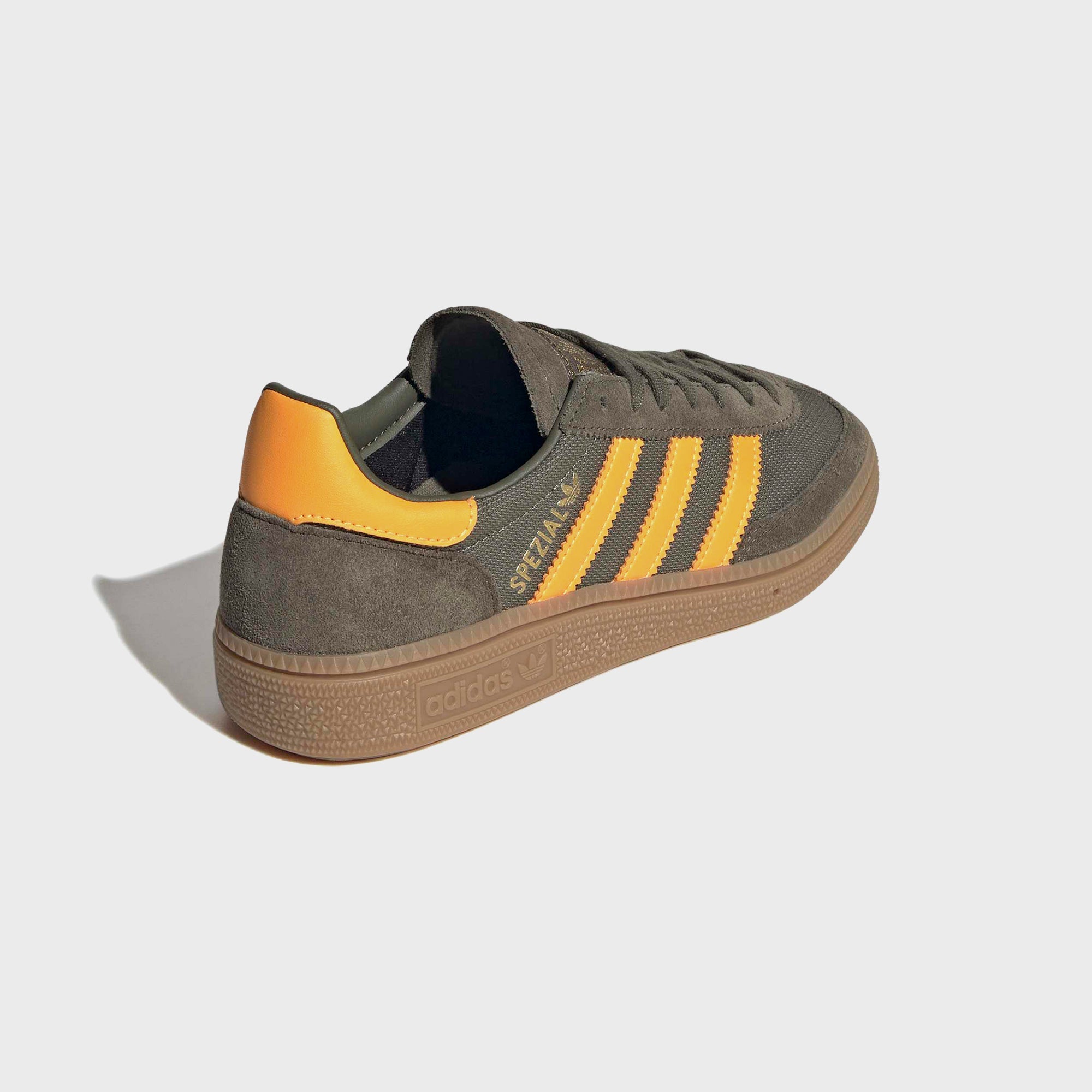 adidas GS Handball Spezial - Olive Strata / Pure Tangerine / Gum4 - Image 4