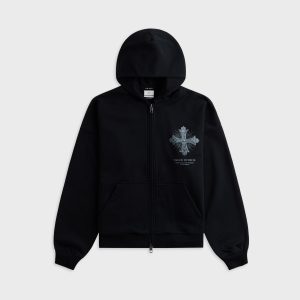 Ksubi False Idols Ekcess Zip Hoodie - Jet Black
