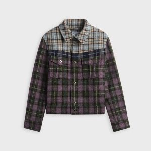 Loewe Trucker Jacket - Pink / Blue
