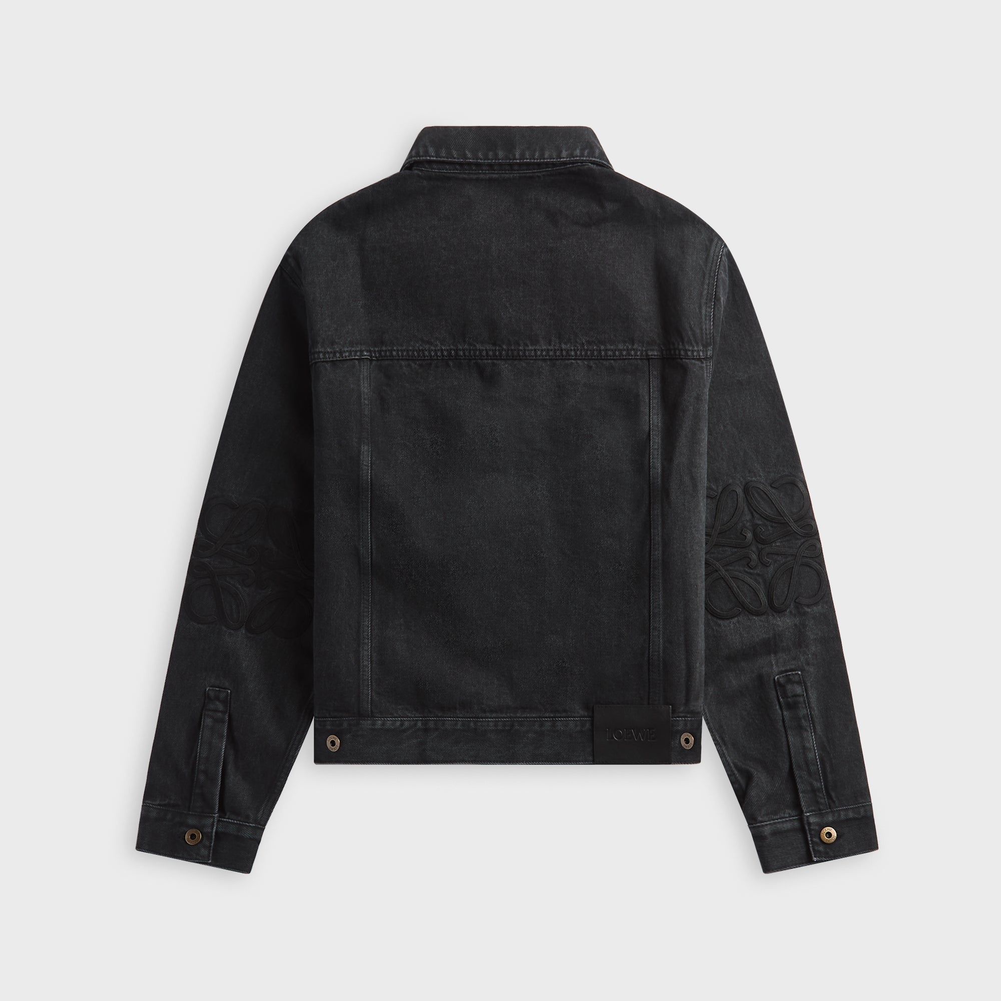 Loewe Anagram Denim Jacket - Black - Image 2