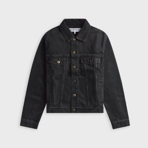 Loewe Anagram Denim Jacket - Black