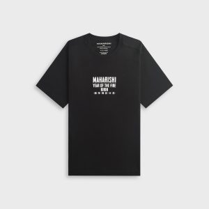Maharishi 7238 Paper Cut Kirin Tee - Black