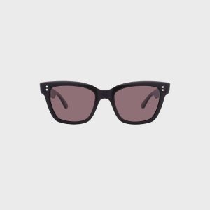 Garrett Leight Mr. Leight Lola Sunglass - Sweet Rose / Chocolate Gold