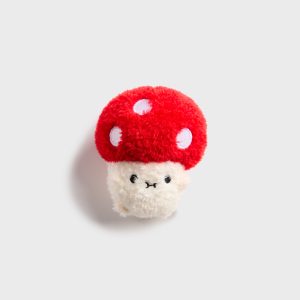 Noodoll Ricemogu Keyring - White / Red