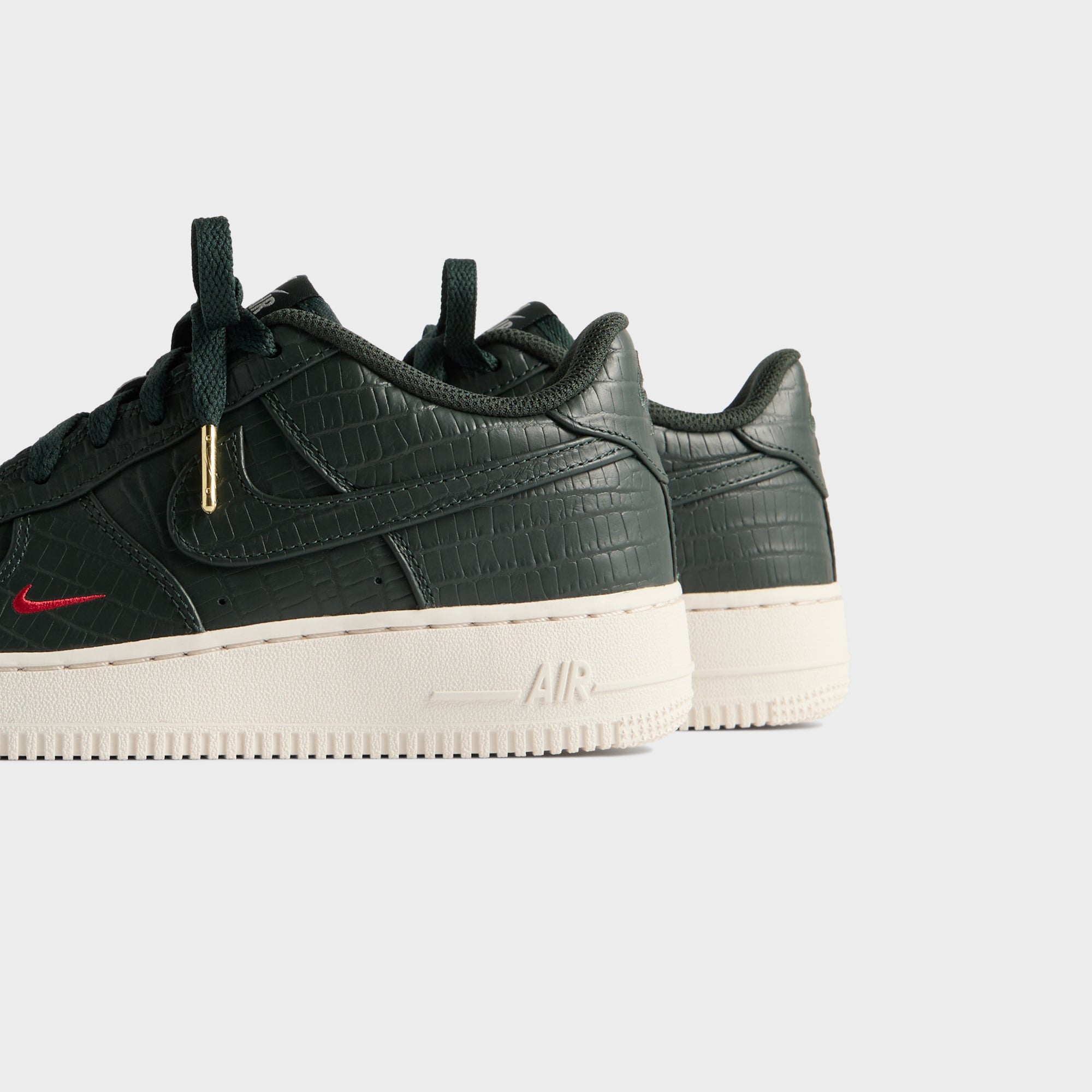Kith for Nike GS Air Force 1 - Black Spruce / Phantom / Varsity Red - Image 3