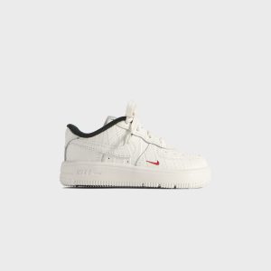 Kith for Nike TD Air Force 1 - Phantom / Black Spruce / Varsity Red