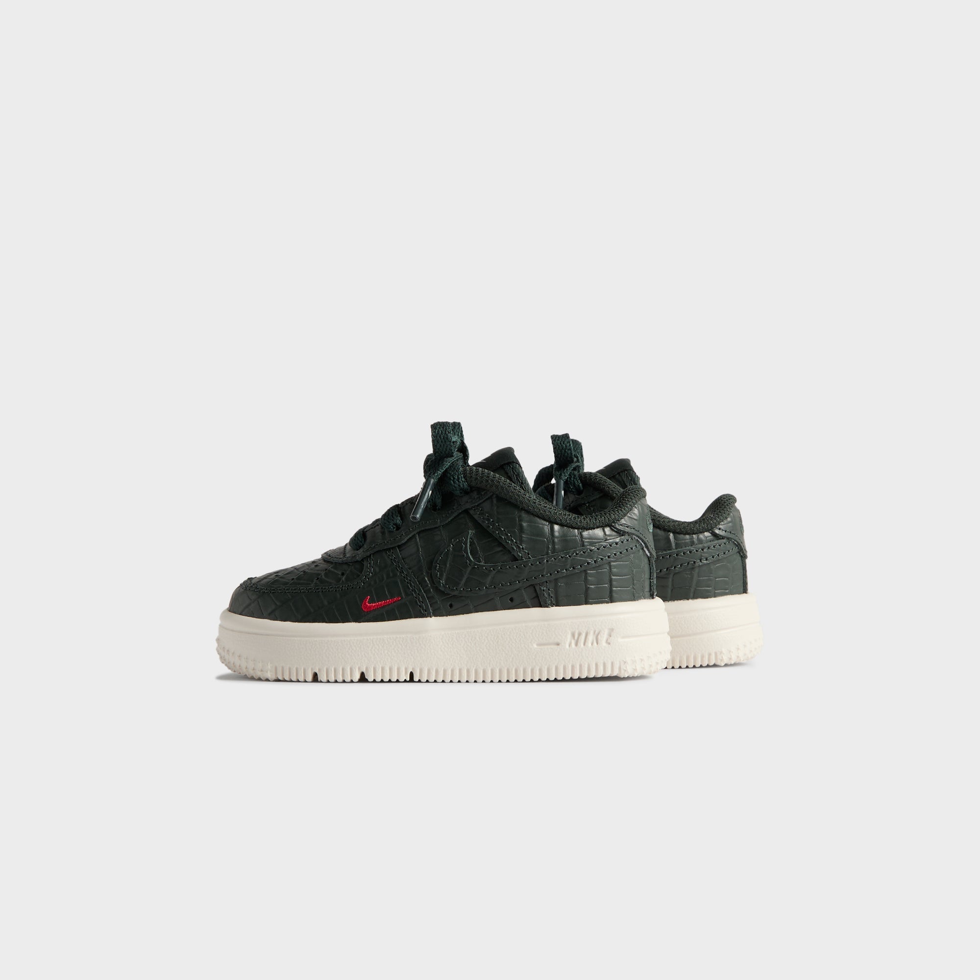 Kith for Nike TD Air Force 1 - Black Spruce / Phantom / Varsity Red - Image 4