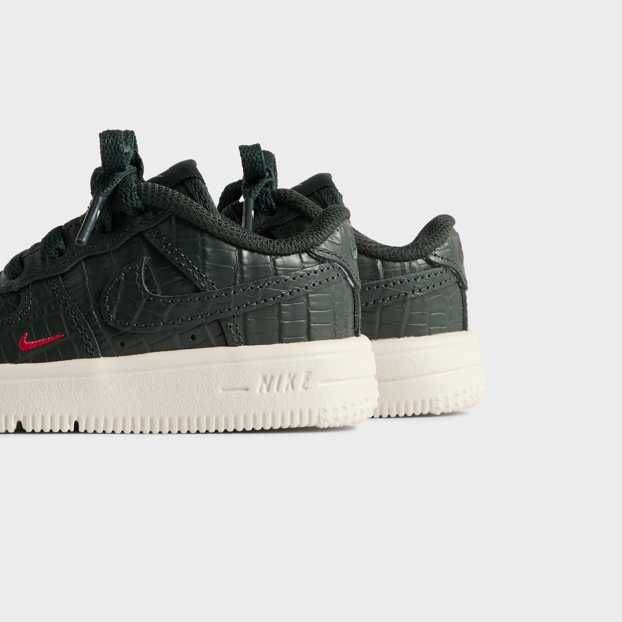 Kith for Nike TD Air Force 1 - Black Spruce / Phantom / Varsity Red - Image 3
