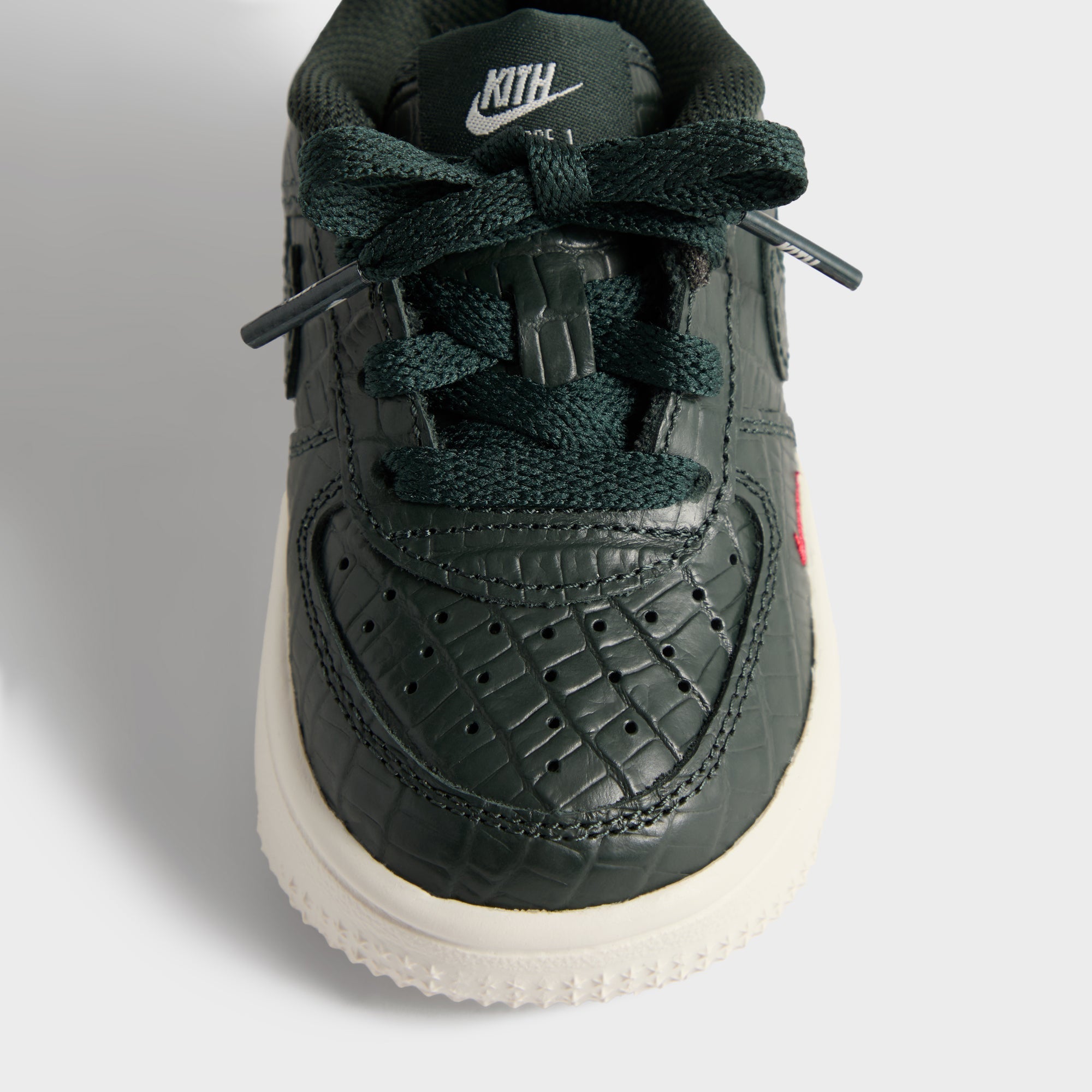 Kith for Nike TD Air Force 1 - Black Spruce / Phantom / Varsity Red - Image 7
