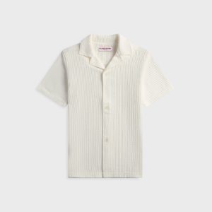 Orlebar Brown Howell Drop Needle Shirt - Thasos Beach
